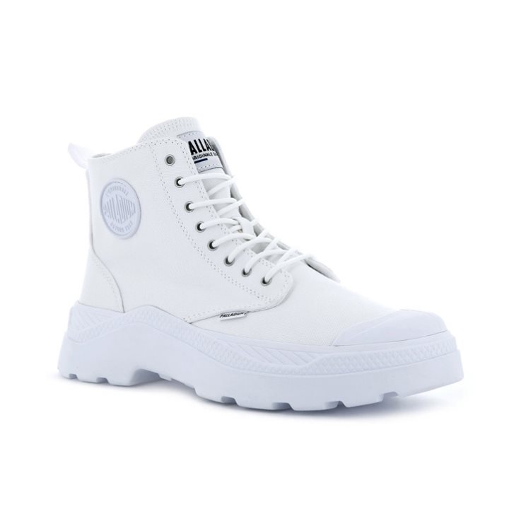 Palladium Pallakix Hi Canvas Laarzen Heren Wit | NL 48WQFOH